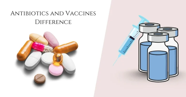 Antibiotics and Vaccines Difference
