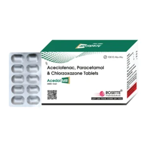 Aceclofenac 100mg Paracetamol 325mg Chlorzoxazone 250mg Tablet