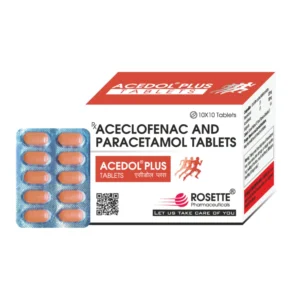 Aceclofenac 100mg + Paracetamol 325mg tablet