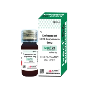 Ivect D6 Suspension – Deflazacort 6mg Syrup