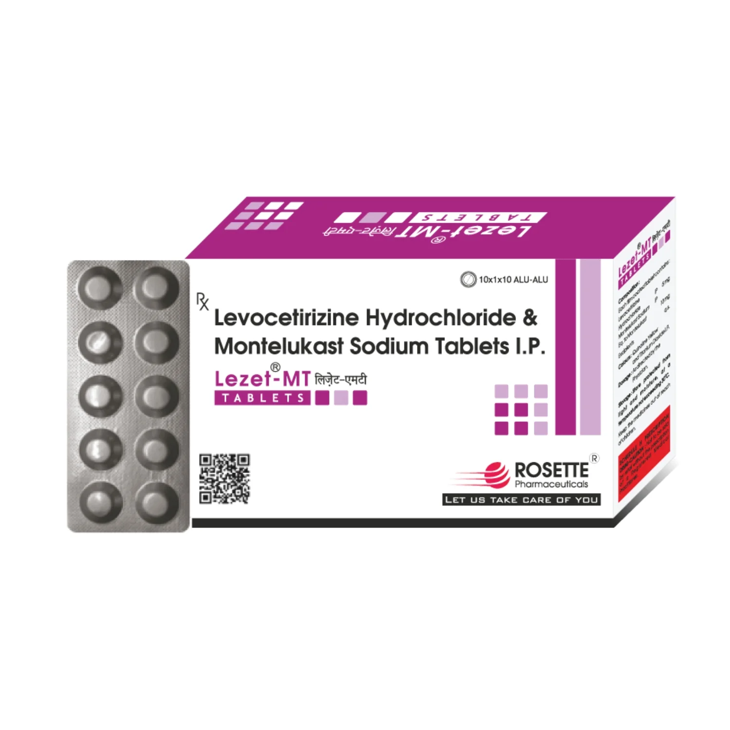 Levocetrizine 5mg + Montekulast 10mg tablet