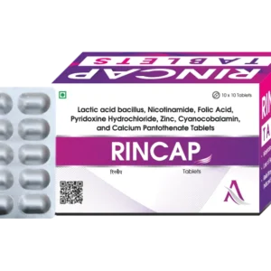 Rincap – Lactic Acid Bacillus Zinc Nicotinamide Folic Acid Tablets Uses