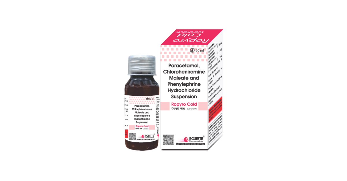 Ropyro Cold Suspension – Paracetamol, Phenylephrine CPM