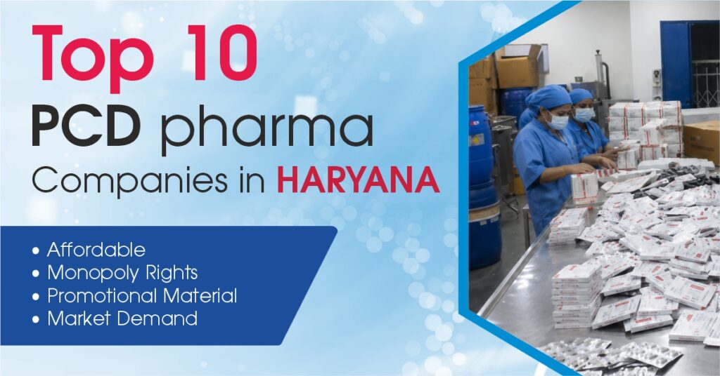 Top 10 best pcd pharma franchise company in haryana