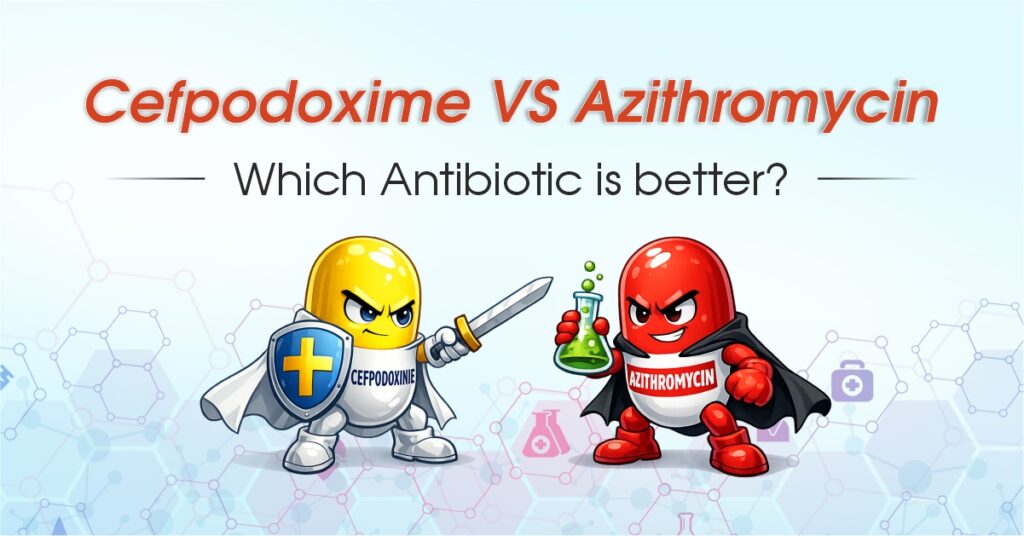 Cefpodoxime vs Azithromycin