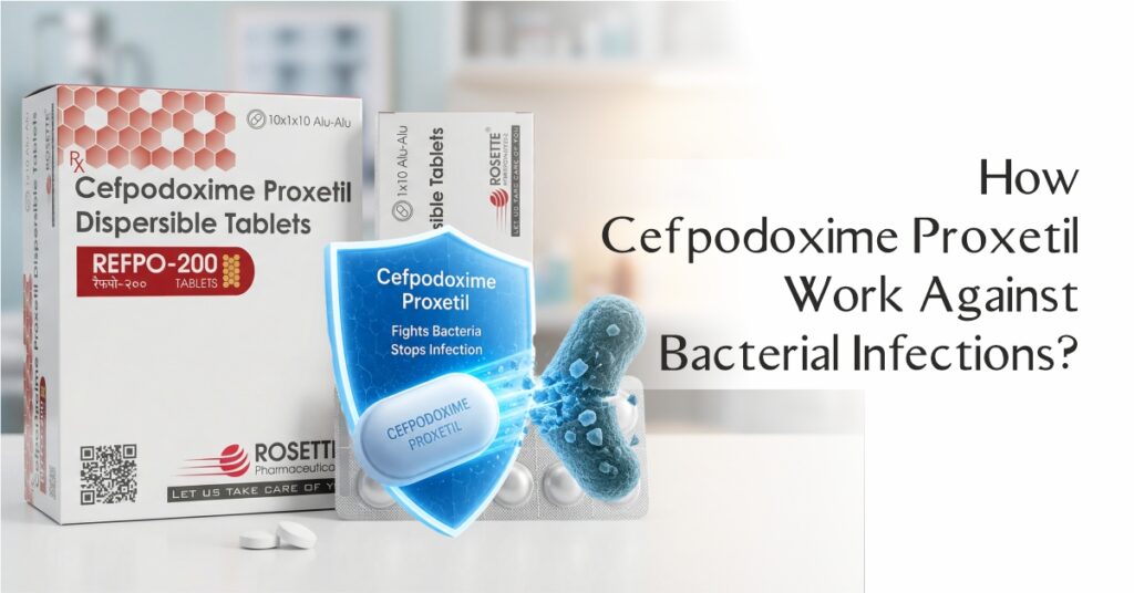 how does cefpodoxime proxetil work