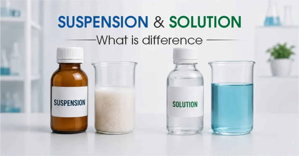 Suspension vs Solution
