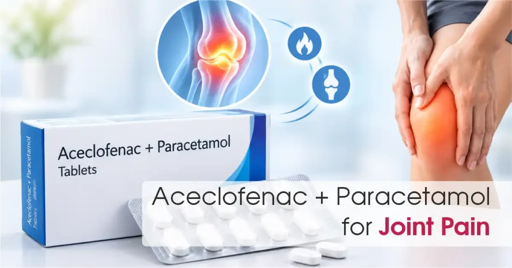 Aceclofenac + Paracetamol for joint pain