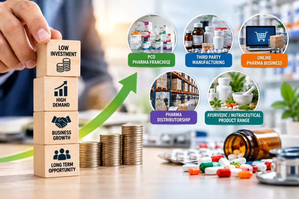 low investment pharma business models