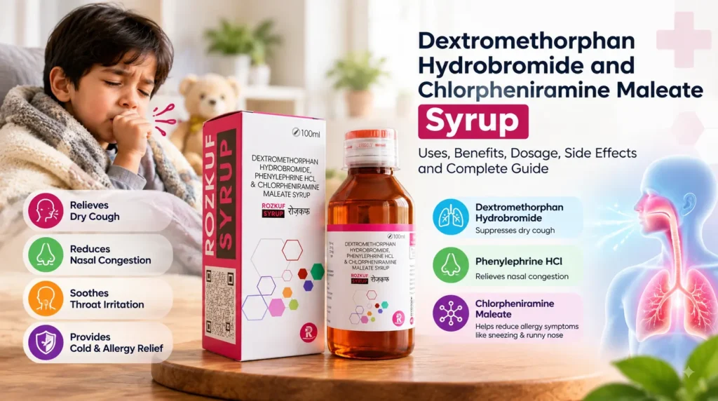 dextromethorphan hydrobromide and chlorpheniramine maleate syrup