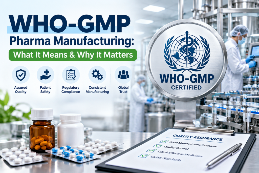 WHO-GMP pharma manufacturing